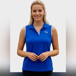 Fila Women's Blue Sleeveless Tank Top NWT Meduim